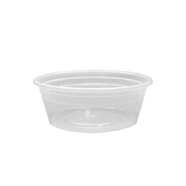 8 oz Clear Poly Deli Containers w/ Lids, PK240